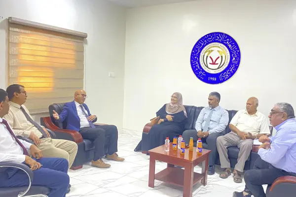 مدير فرع الأكاديمية العربية يبحث سبل التعاون مع رئيس جمعية المحاسبين القانونيين