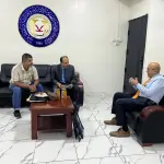 مدير فرع الأكاديمية يلتقي رئيس الهيئة العامة للبريد والتوفير البريدي