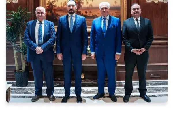 رئيس الأكاديمية يلتقي محافظ البنك المركزي ورئيس مصرف التنمية في بغداد لبحث تعزيز أنشطة الأكاديمية