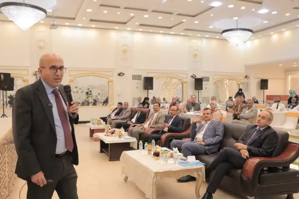 مدير فرع الأكاديمية وعميد الكلية في عدن يشاركا في ورشة العمل الخاصة بتدشين استراتيجية التعليم العالي والبحث العلمي